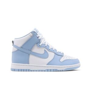 Nike women’s dunk high “aluminum” shoes